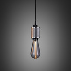 HEAVY METAL Lighting Fixture + Bulb // Steel (Gold Bulb)