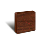 Analogue Click Clock (Walnut)