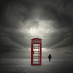 The Last Call (12"W x 12"H)