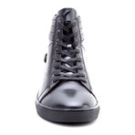 Rock Back Zip High-Top Sneaker // Black (US: 12)