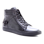 Rock Back Zip High-Top Sneaker // Black (US: 11)