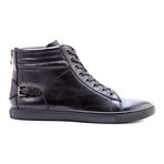 Rock Back Zip High-Top Sneaker // Black (US: 10)