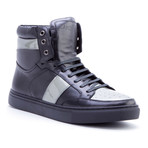 Treble High-Top Sneaker // Grey + Black (US: 9.5)