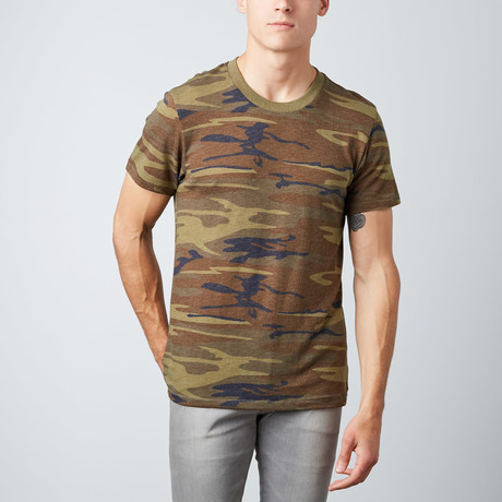 Eco-Blend Crewneck Tee // Camo (L)