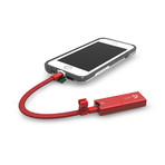 iKlips Wizard // MicroSD Card Reader // Red (Standard)