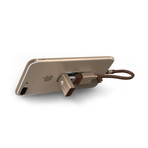 iKlips Wizard // MicroSD Card Reader // Gold (Standard)
