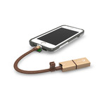 iKlips Wizard // MicroSD Card Reader // Gold (Standard)