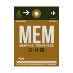 MEM Memphis Luggage Tag