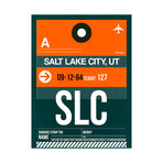 SLC Salt Lake City Luggage Tag