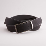 Suede Traditional Style Belt // Black (40" Waist)