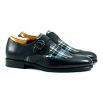 Single Monk Strap Shoe // Black (US: 7.5)