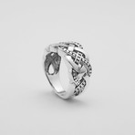Triple Braid Patterned Ring (Size: 9)