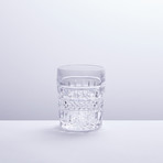 Vintage Crystal Whiskey Glasses // Set of 6