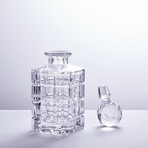 Crystal Big Squares Whiskey Decanter