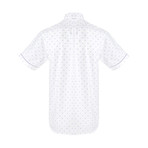 Abbey Short-Sleeve Woven Shirt // White (L)