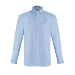 Beeston Woven Long-Sleeve Shirt // Historic Blue (L)