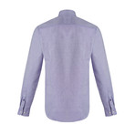 Beeston Woven Long-Sleeve Shirt // Purple (XL)