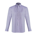 Beeston Woven Long-Sleeve Shirt // Purple (XL)