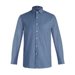 Walburn Long-Sleeve Woven Shirt // Light Blue (XL)