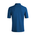 Johnby Solid Short-Sleeve Polo Shirt // Imperial Blue (L)