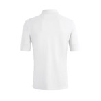 Johnby Solid Short-Sleeve Polo Shirt // White (L)