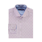 Wentworth Long-Sleeve Woven Shirt // Pink + Blue (XL)