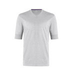 Ashby Luxury V-Neck Tee // Chateau Grey (M)