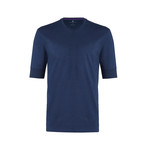 Ashby Luxury V-Neck Tee // Navy (L)