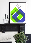 Ziggy Stardust 1973 // Purple (Paper Print: 16"W x 22"H)