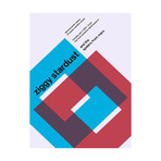 Ziggy Stardust 1973 // Blue (Paper Print: 16"W x 22"H)