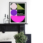 The Velvet Underground 1970 // Pink (Paper Print: 16"W x 22"H)