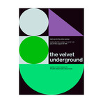 The Velvet Underground 1970 // Green (Paper Print: 16"W x 22"H)