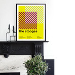 The Stooges 1974 // Yellow (Paper Print: 16"W x 22"H)