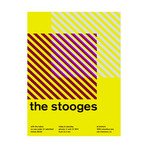 The Stooges 1974 // Yellow (Paper Print: 16"W x 22"H)