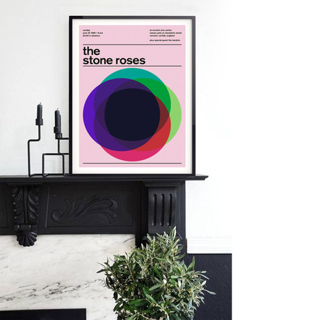 The Stone Roses 1989 // Pink (Paper Print: 16"W x 22"H)