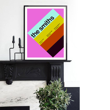 The Smiths 1985 // Pink (Paper Print: 16"W x 22"H)