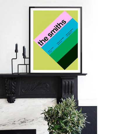 The Smiths 1985 // Lime (Paper Print: 16"W x 22"H)