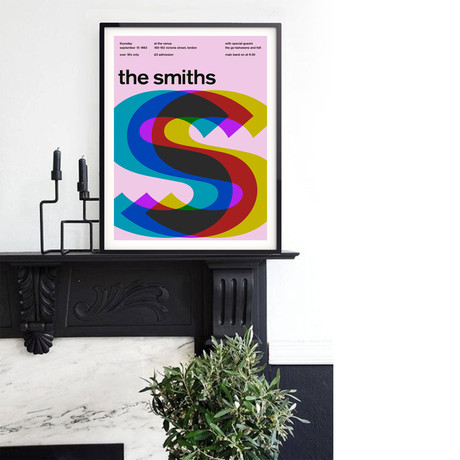 The Smiths 1983 // Pink (Paper Print: 16"W x 22"H)