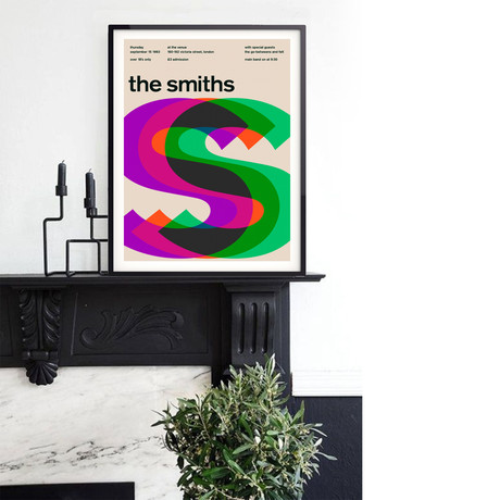 The Smiths 1983 // Peach (Paper Print: 16"W x 22"H)