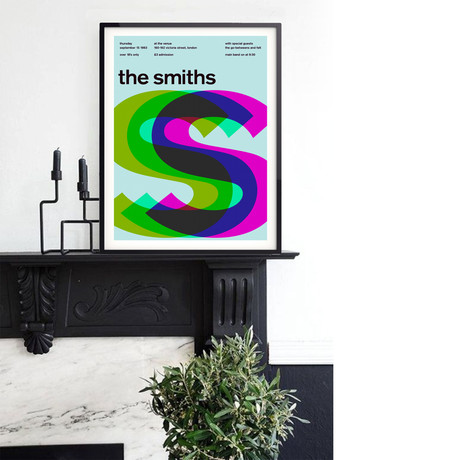 The Smiths 1983 // Blue (Paper Print: 16"W x 22"H)