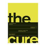 The Cure 1985 // Yellow (Paper Print: 16"W x 22"H)