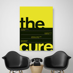 The Cure 1985 // Yellow (Paper Print: 16"W x 22"H)