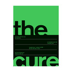 The Cure 1985 // Green (Paper Print: 16"W x 22"H)