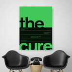 The Cure 1985 // Green (Paper Print: 16"W x 22"H)