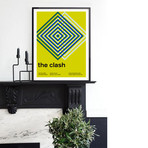 The Clash 1981 // Yellow (Paper Print: 16"W x 22"H)