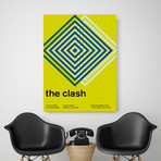 The Clash 1981 // Yellow (Paper Print: 16"W x 22"H)