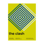 The Clash 1981 // Yellow (Paper Print: 16"W x 22"H)