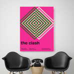 The Clash 1981 // Pink (Paper Print: 16"W x 22"H)