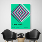 The Clash 1981 // Green (Paper Print: 16"W x 22"H)
