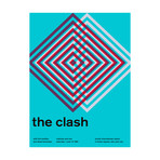 The Clash 1981 // Blue (Paper Print: 16"W x 22"H)